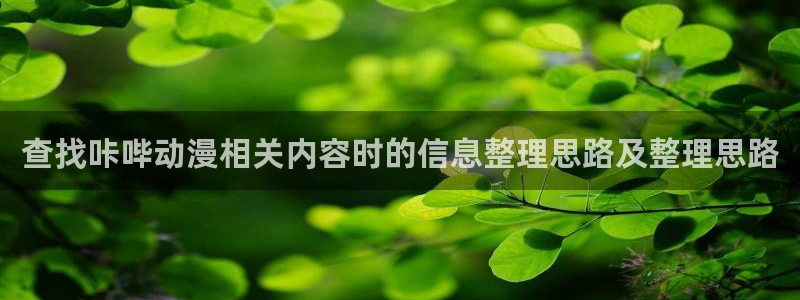 动漫分类